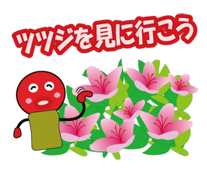 ツツジを見に行こう