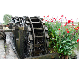 菱野の三連水車